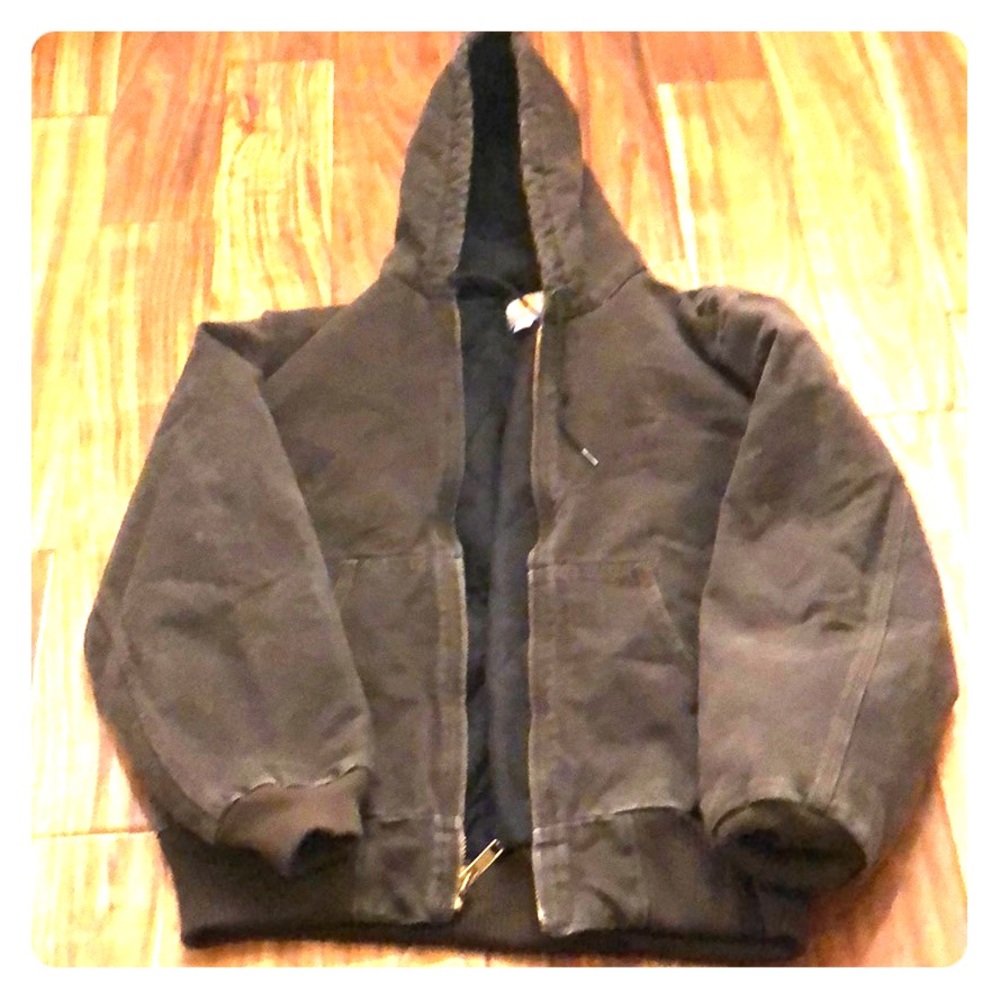 Carhartt Brown Jacket with Hood (size M)